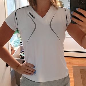 White classic tennis top